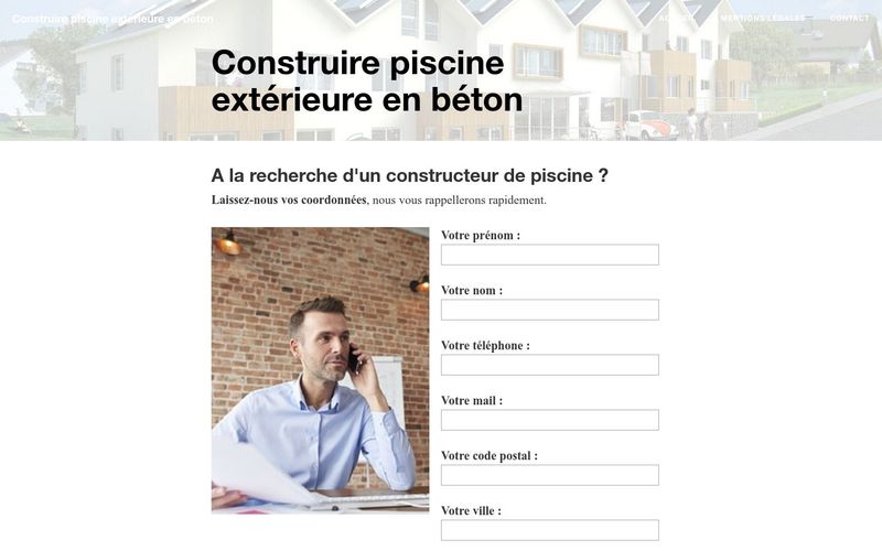 Un projet de construction de piscine ?